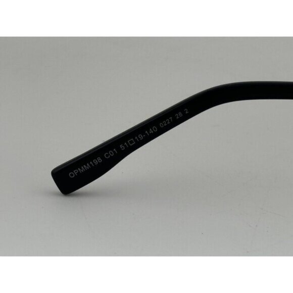 Opal - OPMM198 C01 51-19-140 Black Round Hexagon Eyeglass Frames - Picture 5 of 7